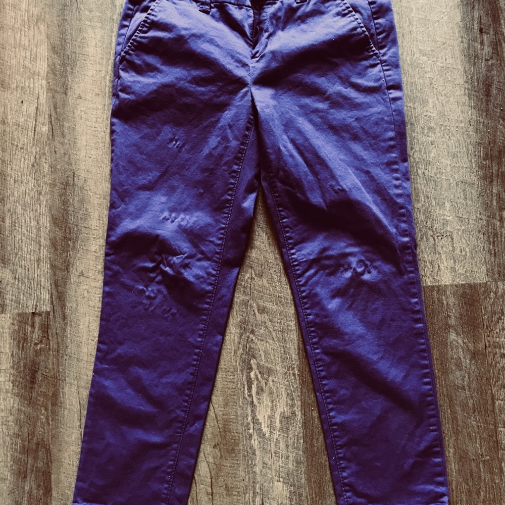 JC Penny Purple Chinos- Size 4